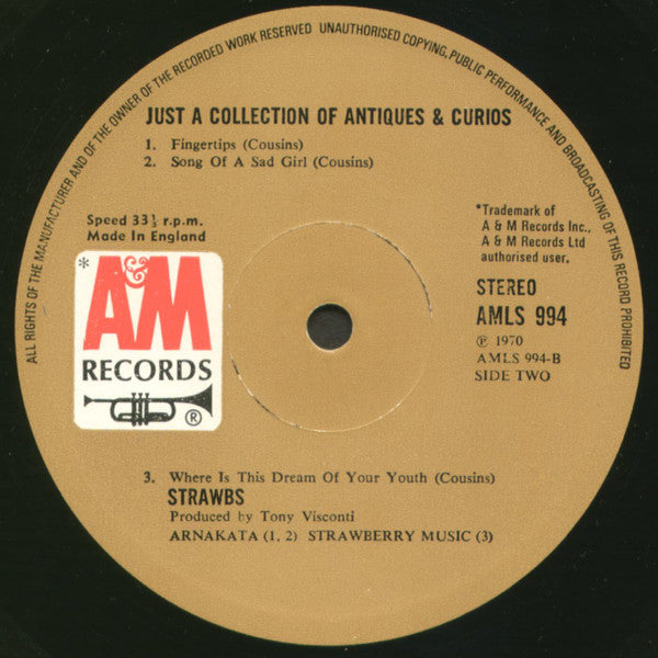 Strawbs : Just A Collection Of Antiques And Curios (Live At The Queen Elizabeth Hall) (LP, Album, RE, Gat)