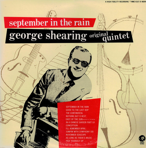 The George Shearing Quintet : September In The Rain (2xLP, Album, Comp, Mono, RE, Obi)