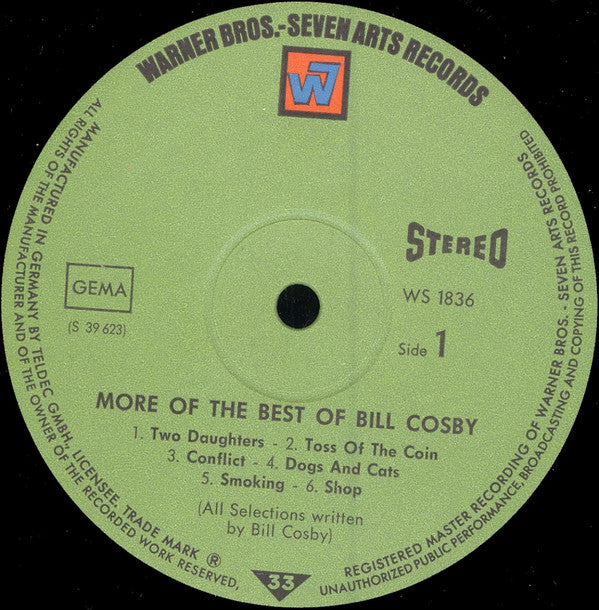 Bill Cosby : More Of The Best Of Bill Cosby (LP, Comp)