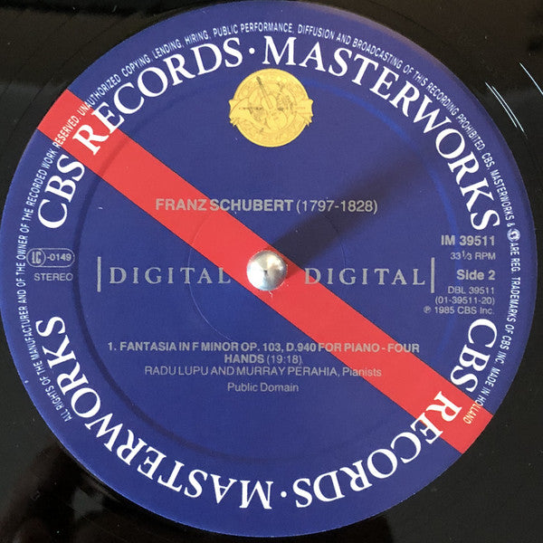 Wolfgang Amadeus Mozart, Franz Schubert : Mozart: Sonata K. 448 - Schubert: Fantasia Op. 103, D.940 (LP)