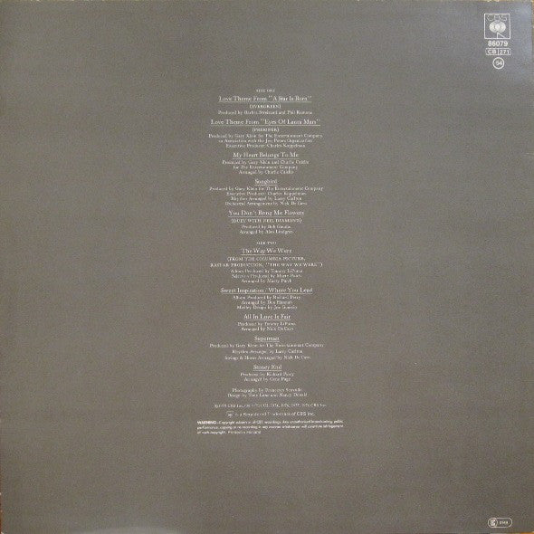 Barbra Streisand : Barbra Streisand's Greatest Hits - Volume 2 (LP, Comp)