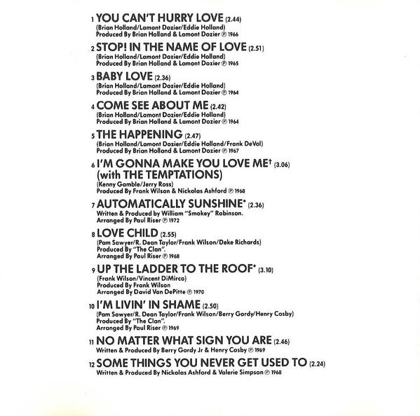 The Supremes : Love Supreme: The Very Best Of The Supremes Featuring Diana Ross (CD, Comp)