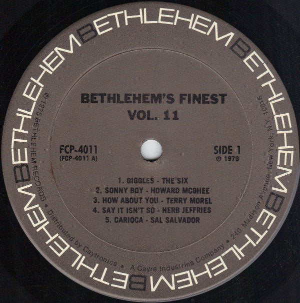 Various : Bethlehem's Finest Volume 11 (LP, Comp)