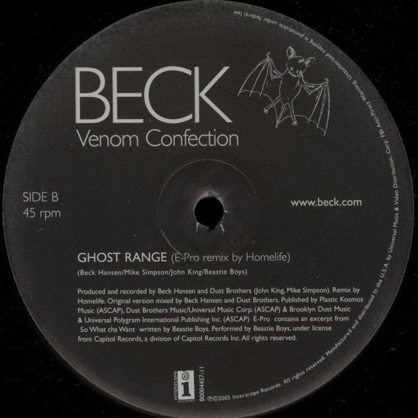 Beck : Venom Confection (E-Pro Remixes) (12")
