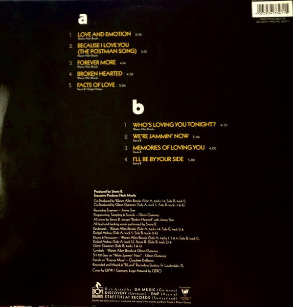 Stevie B.* : Love & Emotion (LP, Album)
