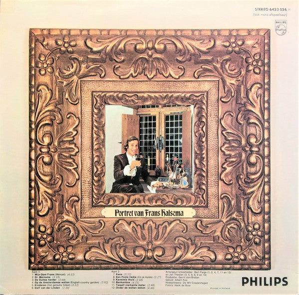 Frans Halsema : Portret Van Frans Halsema (LP, Album)