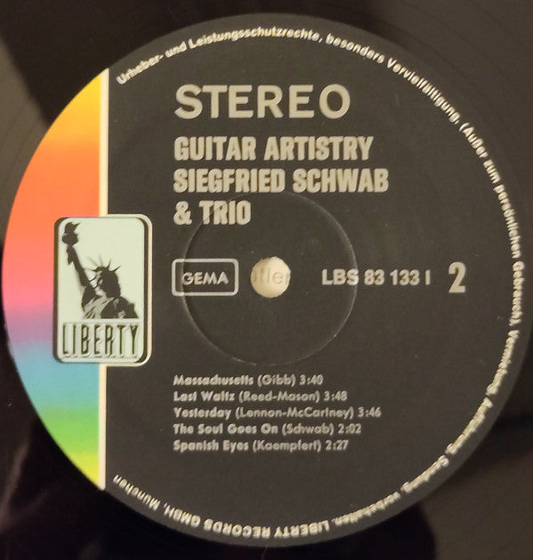 Siegfried Schwab & Trio : Guitar Artistry (LP, Album)