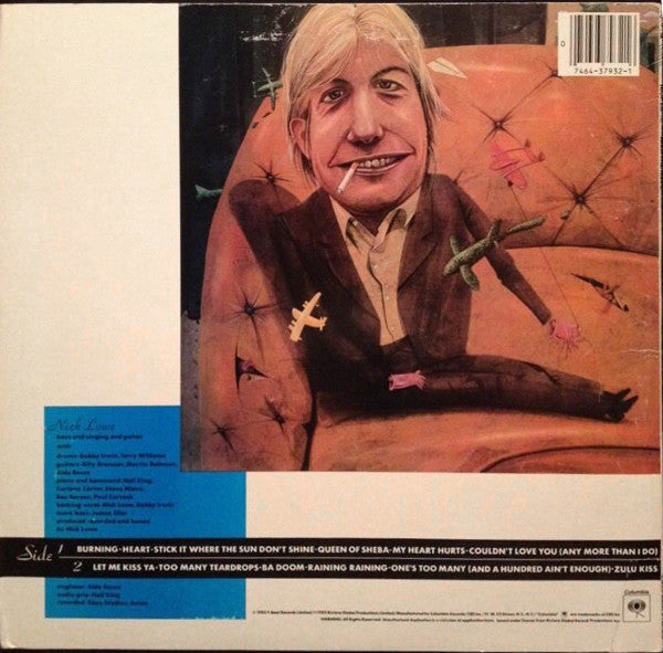 Nick Lowe : Nick The Knife (LP, Album)