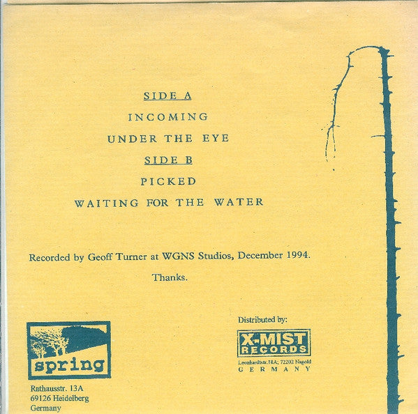 Rain Like The Sound Of Trains : Incoming (7")