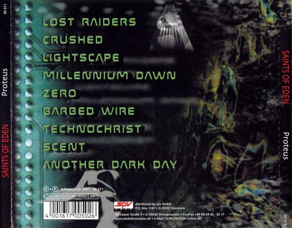 Saints Of Eden : Proteus (CD, Album)