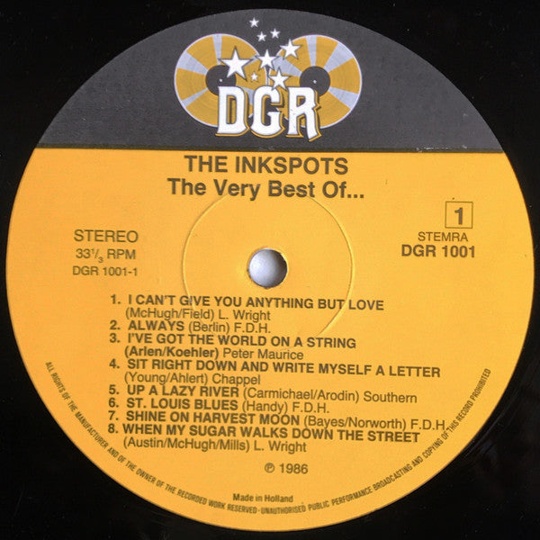 The Inkspots* : The Very Best Of ... (LP, Comp)