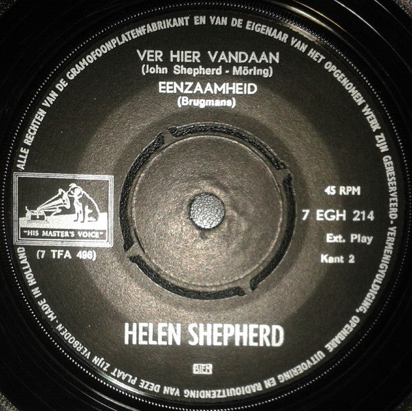 Helen Shepherd : Over De Horizon (7", EP)