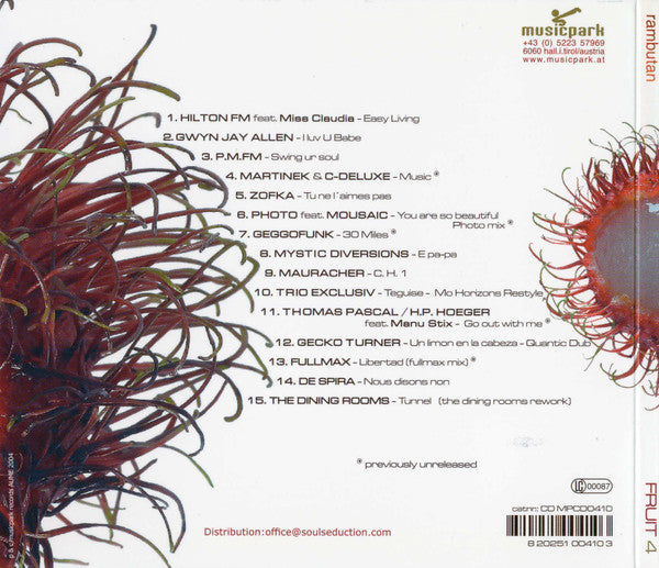 Various : Fruit 4 - Rambutan (CD, Comp, Mixed, Dig)