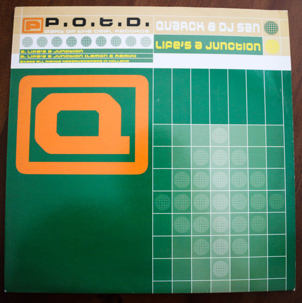 Quarck & DJ San : Life's A Junction (12")