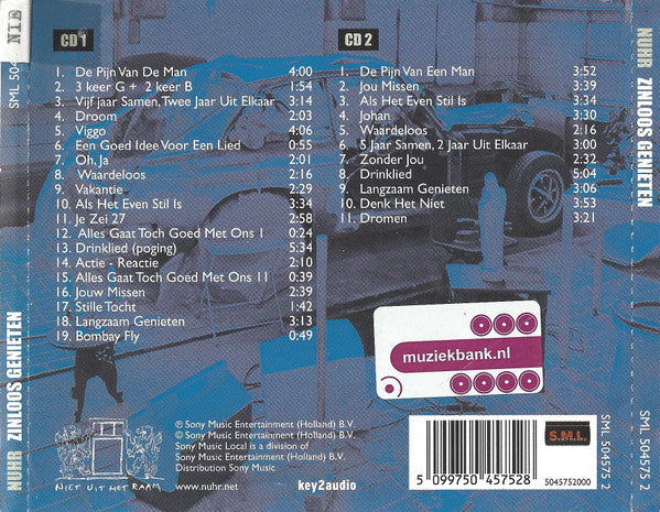 NUHR : Zinloos Genieten (2xCD, Album, Copy Prot.)
