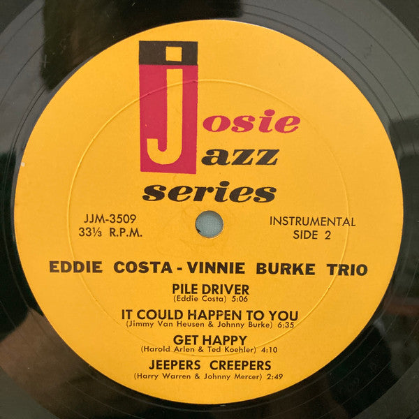 Eddie Costa - Vinnie Burke Trio : Eddie Costa - Vinnie Burke Trio (LP, Album, Mono, RE)