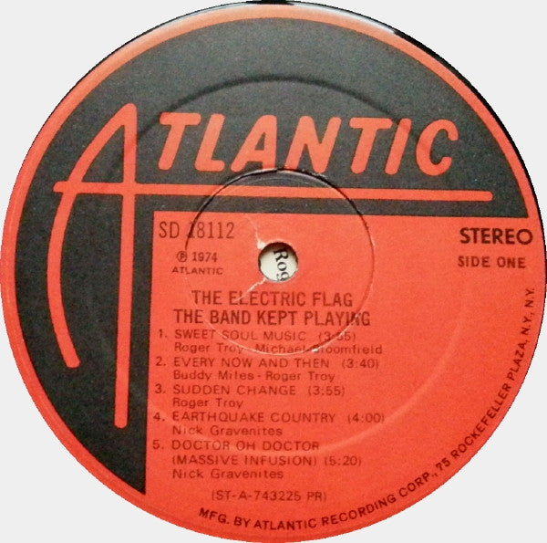 The Electric Flag : The Band Kept Playing (LP, Album, Pre)