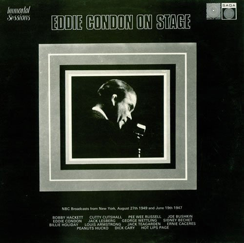 Eddie Condon : Eddie Condon On Stage (LP, Album, Yel)