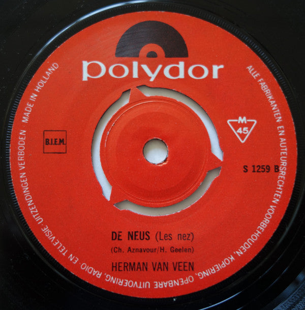 Herman van Veen : Het Hondje / De Neus (7", Single, Mono)