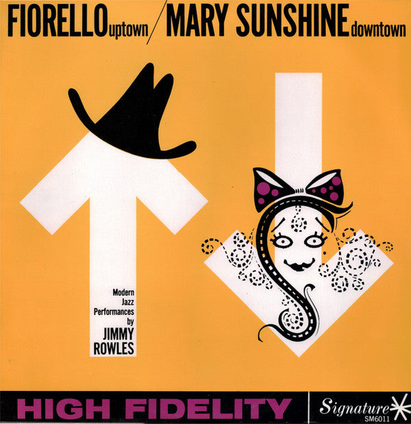 Jimmy Rowles : Fiorello Uptown/Mary Sunshine Downtown (Modern Jazz Performances By Jimmy Rowles) (LP, Album, Mono, RE)
