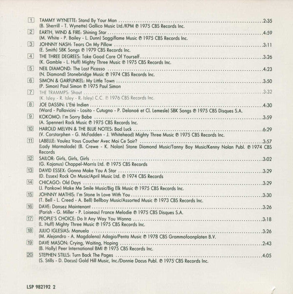 Various : 25 Jaar Popmuziek 1975 (CD, Comp, +Bo)