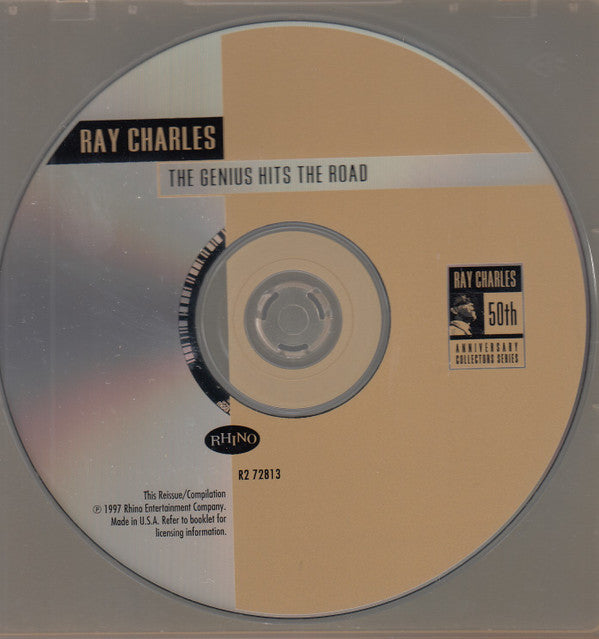 Ray Charles : The Genius Hits The Road (CD, Album, Comp, RE, RM)