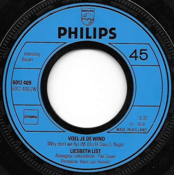 Liesbeth List : Te Veel Te Vaak (7", Single)