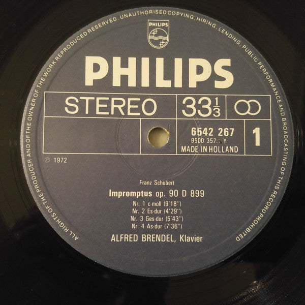 Franz Schubert - Alfred Brendel : Impromptus D.899 & D.935 - Moments Musicaux D.780 - Klavierstücke D.946 (2xLP + Box)
