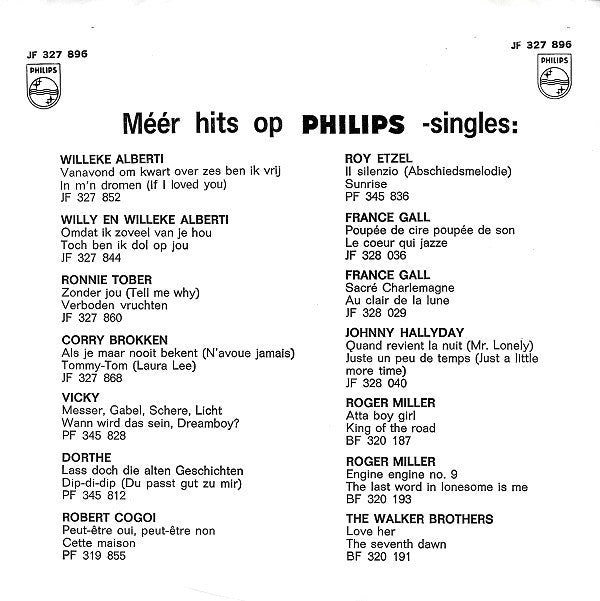 Liesbeth List : In Oktober (7", Single, Mono)