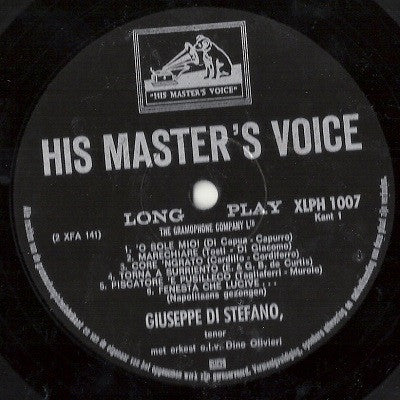 Giuseppe di Stefano : Napolitaanse Liederen (LP)