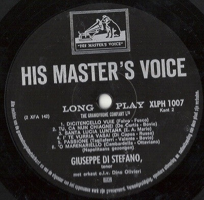 Giuseppe di Stefano : Napolitaanse Liederen (LP)