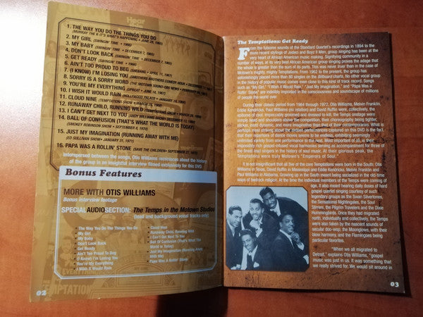 The Temptations : Get Ready. Definitive Performances 1965-1972 (DVD-V, Comp)