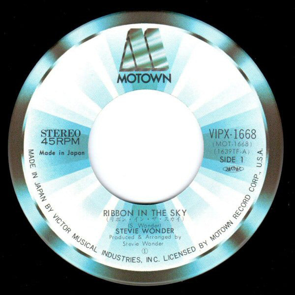 Stevie Wonder : Ribbon In The Sky B/W Black Orchid (7", Single)