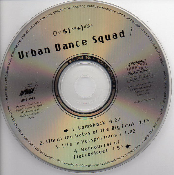 Urban Dance Squad : Sampler 1991 (CD, Promo, Smplr)