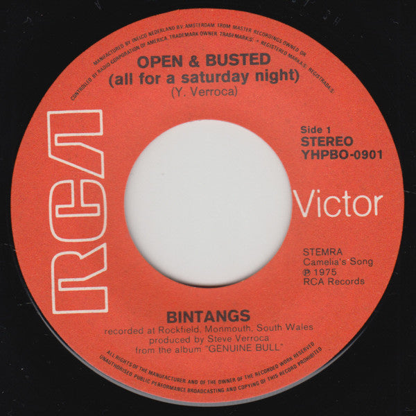 Bintangs : Open & Busted  (7", Single)