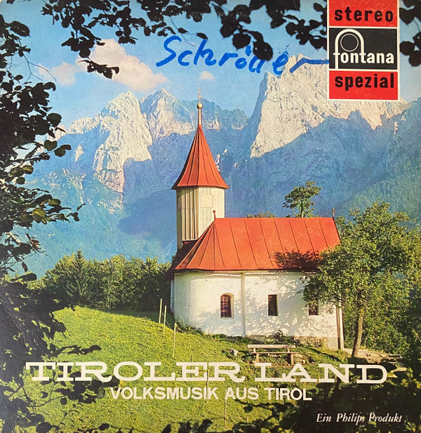 Unknown Artist : Tiroler Land (LP)