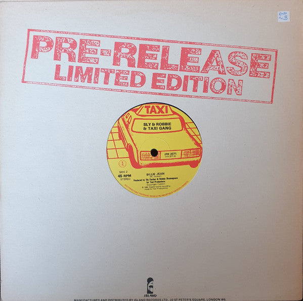 Struggle / Dean Frazer* / Sly & Robbie : My Baby / Rent A Car / Billie Jean (12", Maxi, Ltd)