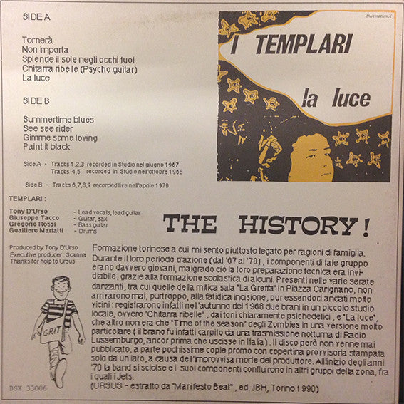 I Templari : La Luce (LP)