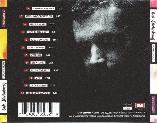 Bob Savenberg : Vuur & Vlam (CD, Album)