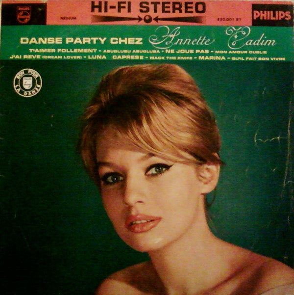Various : Danse Party Chez Annette Vadim (LP, Comp)