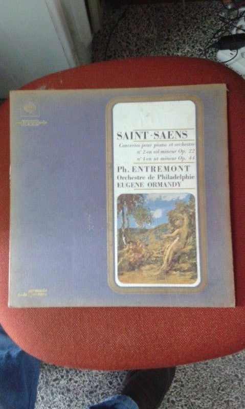 Camille Saint-Saëns - Philippe Entremont • Eugene Ormandy • The Philadelphia Orchestra : Piano Concertos No.2 In G Minor / No.4 In C Minor (LP, Album, Dlx)