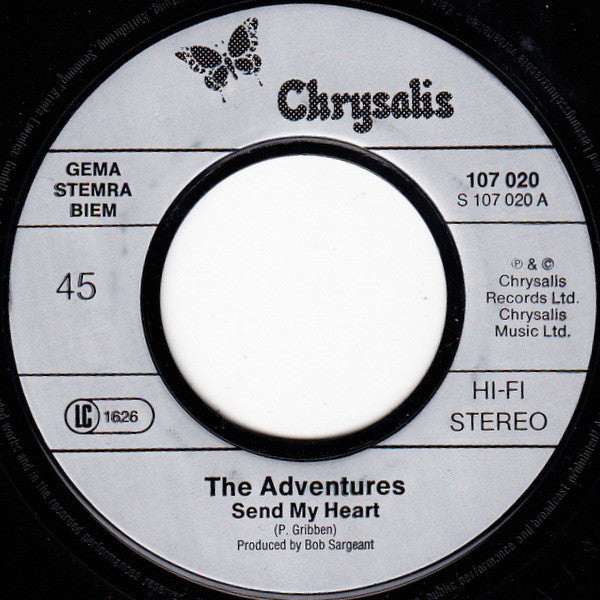 The Adventures : Send My Heart (7", Single)