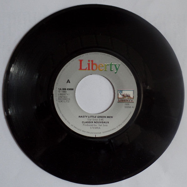 Classix Nouveaux : Nasty Little Green Men (7", Single)
