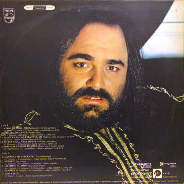 Demis Roussos : Demis Roussos En Castellano (LP, Comp)