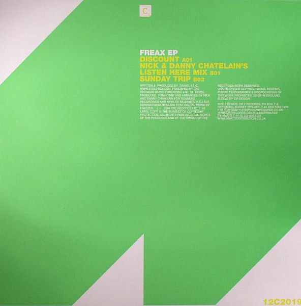 Danny Freakazoid : Freax EP (12", EP)
