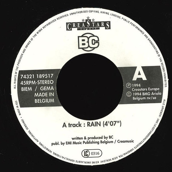BC (2) : Rain (7", Single)