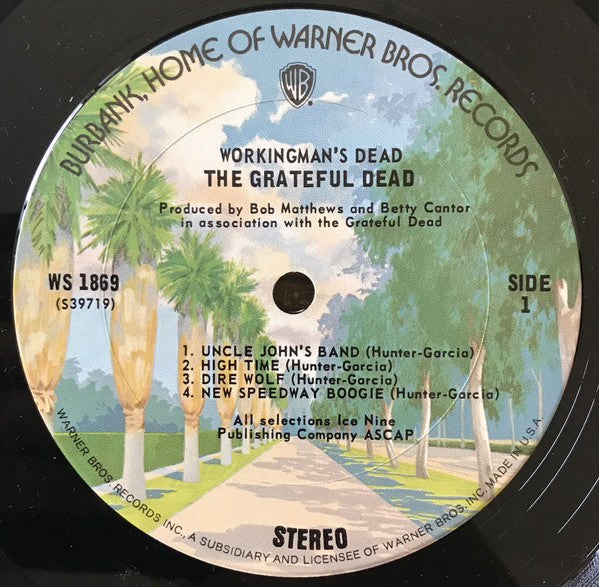 The Grateful Dead : Workingman's Dead (LP, Album, RE, Ups)
