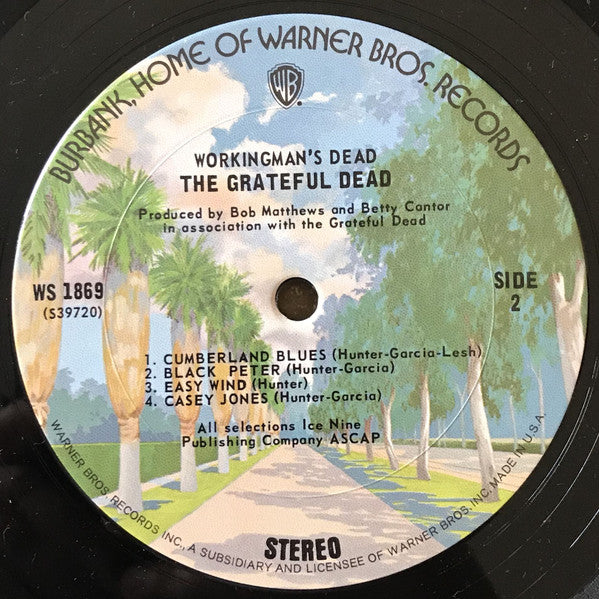 The Grateful Dead : Workingman's Dead (LP, Album, RE, Ups)