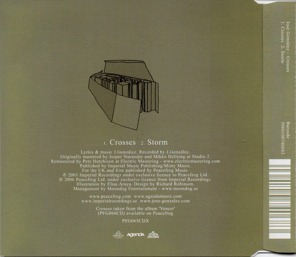 José González : Crosses (CD, Single)