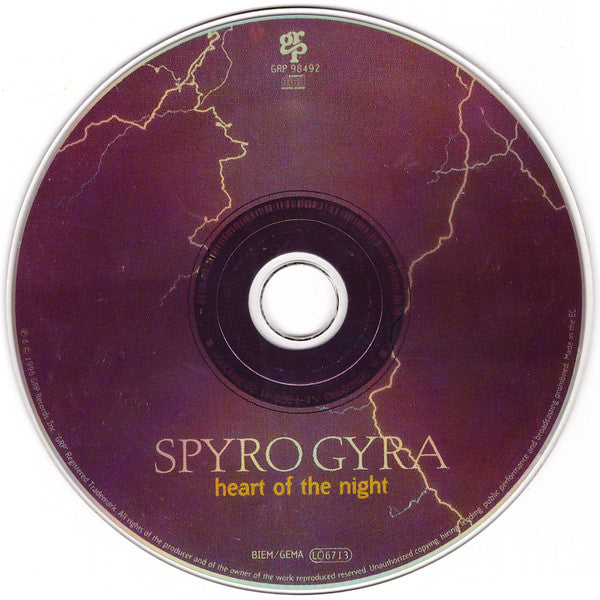Spyro Gyra : Heart Of The Night (CD, Album)